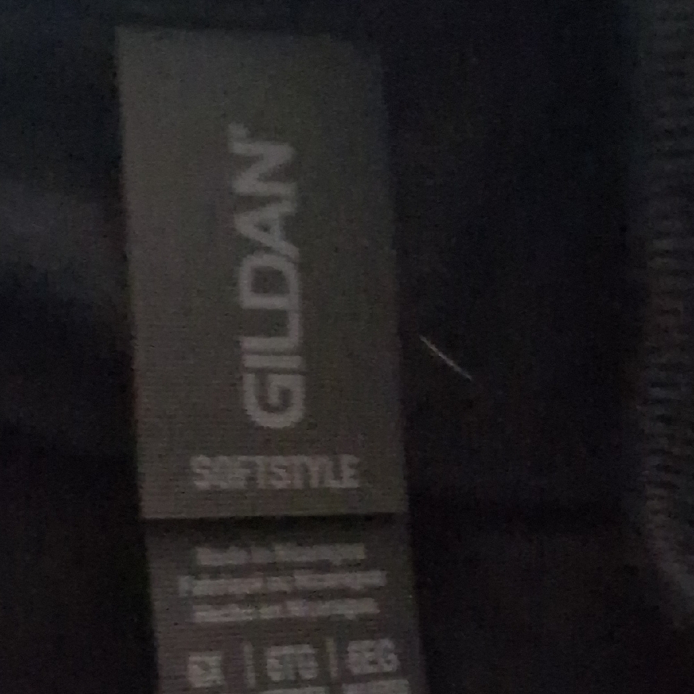 Gildan Black Tee with Witch Design - Picture 3 of 3